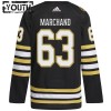 Dresovi Boston Bruins 100th Anniversary Brad Marchand Adidas 2023-24 Crno Authentic - Dječji